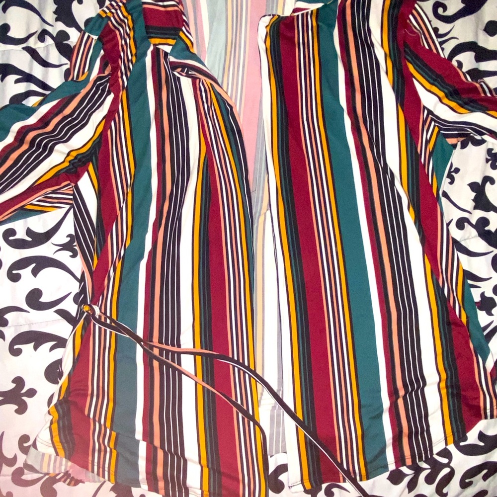 Striped cardigan